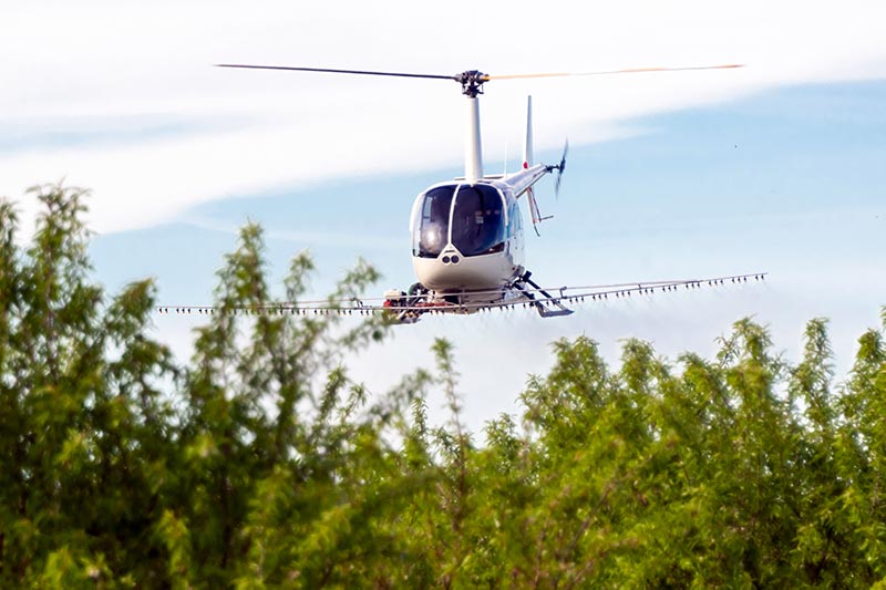 Alabama Frost Control by Helicopter